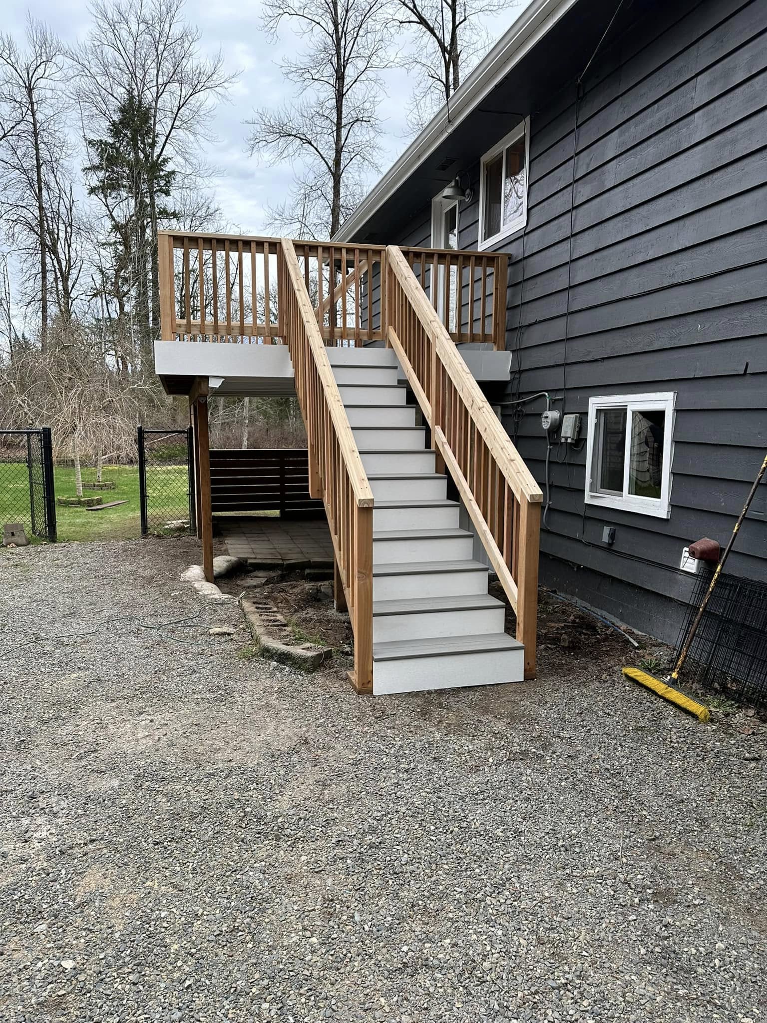 Exterior remodeling project by Emerald City Exteriors.