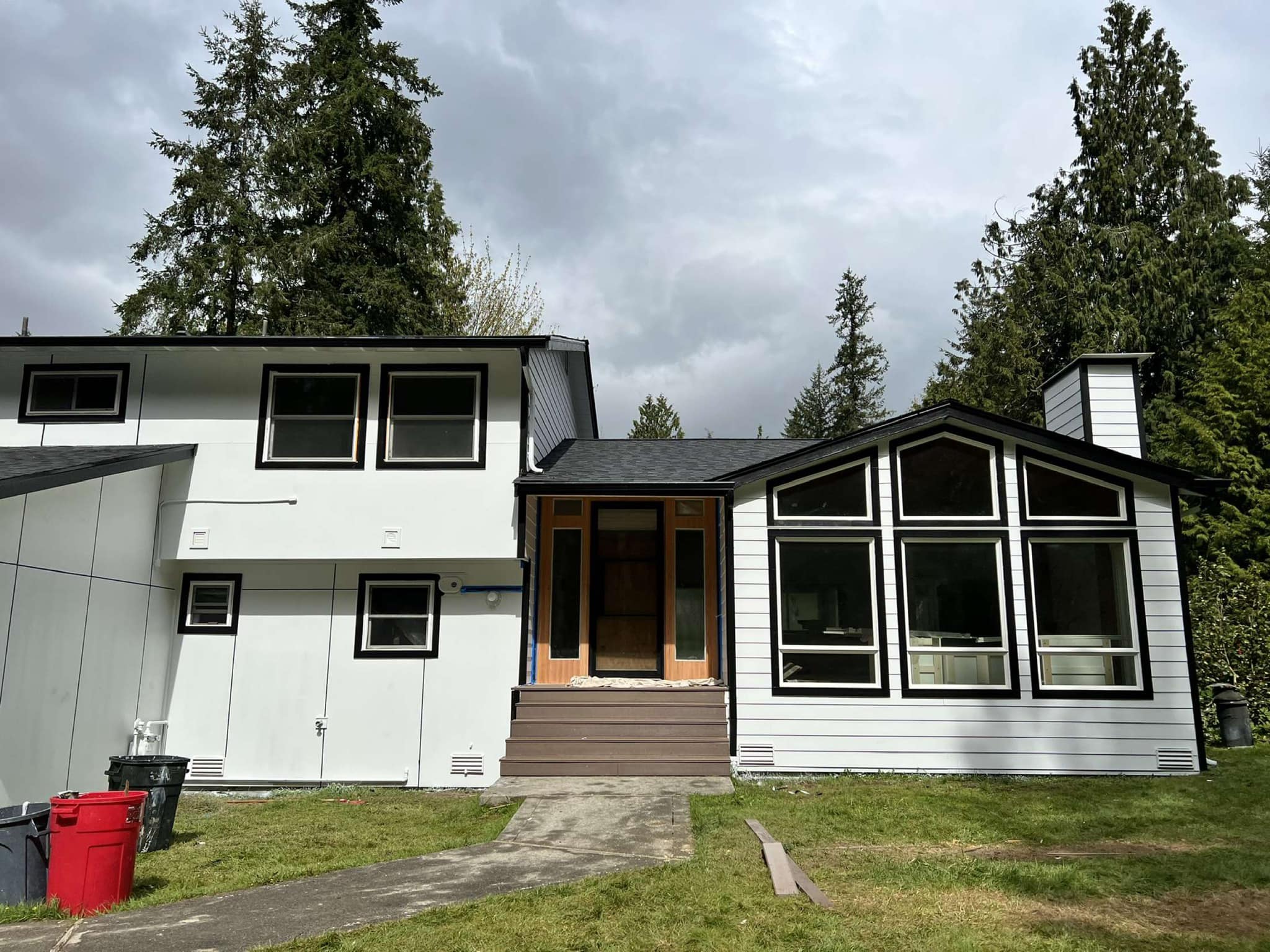 Exterior remodeling project by Emerald City Exteriors.